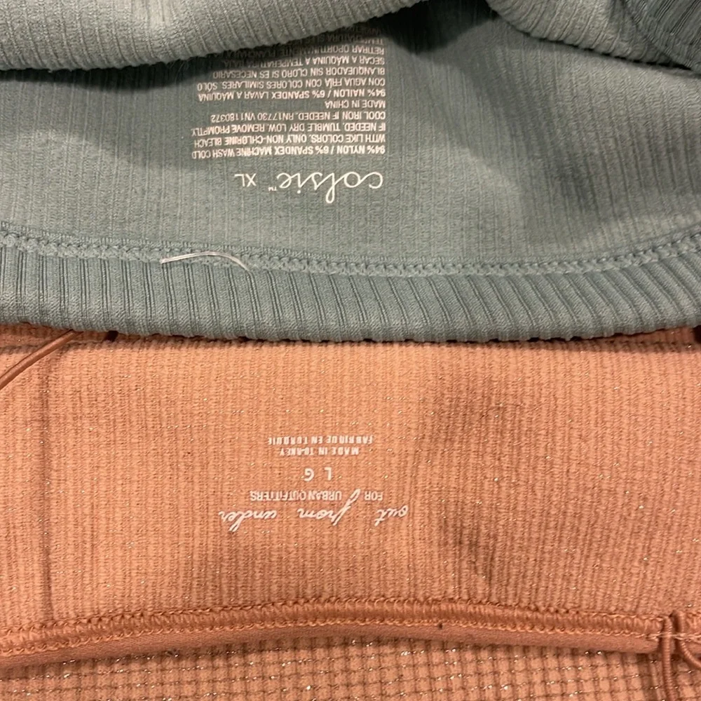 B05101 Urban Outfitters Out From Under beige crop top (L) COLSIE XL champion Xl - Picture 2 of 3